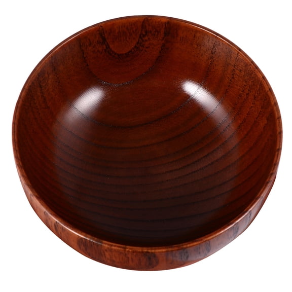 PBPBOX Coffee Wooden Serving Bowl, Decorative and Practical for Home, 1Pc