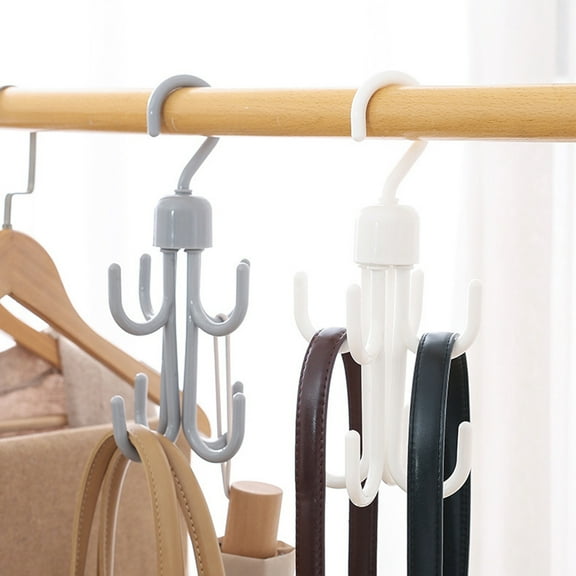 PBPBOX Multi Hangers Hanging Hook White 2Pcs