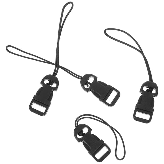 PBPBOX 2Pairs Quick Release Qd System Clip Black Plastic Strap Connector for Camera Accessories