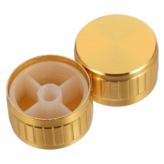 PBPBOX 2Pcs ABS Metal Control Knobs for Electric Heater Temperature Adjustment