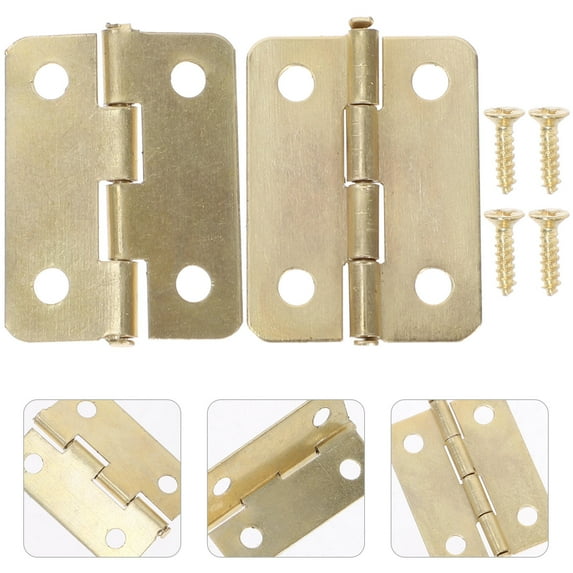PBPBOX 20Pcs Durable Iron Small Hinges for Wooden Box Folding Hardware