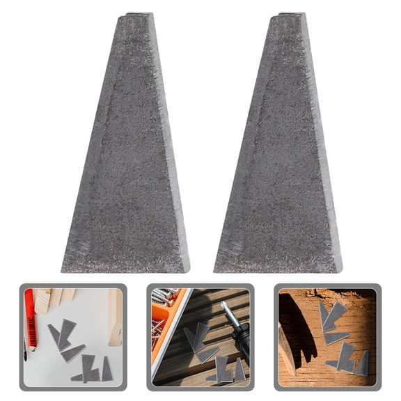PBPBOX Handle Wedge Hatchet Replacement Handle High Carbon Steel 20Pcs Grey 0.9X0.4X0.1In