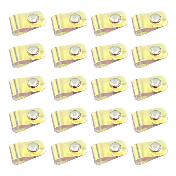 PBPBOX 20Pcs Portable Cord Holder in Plated Gold for Efficient Earbud and Computer Wire Organization