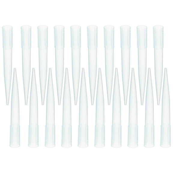 PBPBOX 20Pcs Transparent Plastic Glue Applicator Needles for Easy Identification and Precise Use