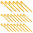 thumbnail image 1 of PBPBOX 24Pcs High Strength Yellow Plastic Tent Pegs for Fixing Canopy and Outdoor Tent Accessories, 1 of 5