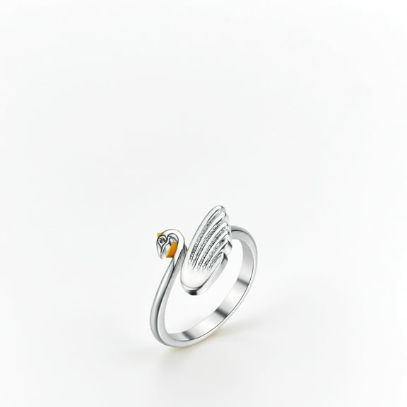 PBPBOX 2PCS Adjustable Crochet Marker Ring Copper Silver for Daily Use Women