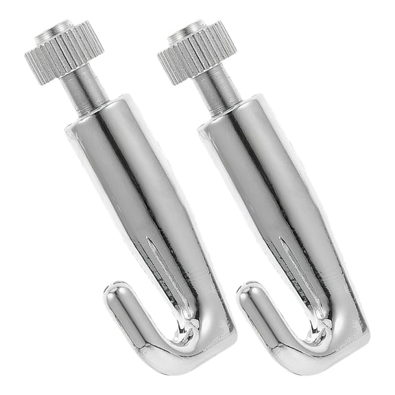 PBPBOX 2Pcs Aluminum Alloy Picture Rail Hanging System Hooks for Secure Frames