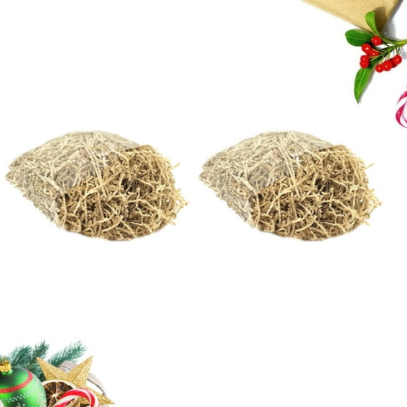 PBPBOX 2PCS Shredded Paper Filling Box Stuffing for present Boxes in Coffee