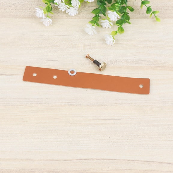 PBPBOX Furniture Knobs for Dresser Light Brown 2Pcs 1.06*7.68in