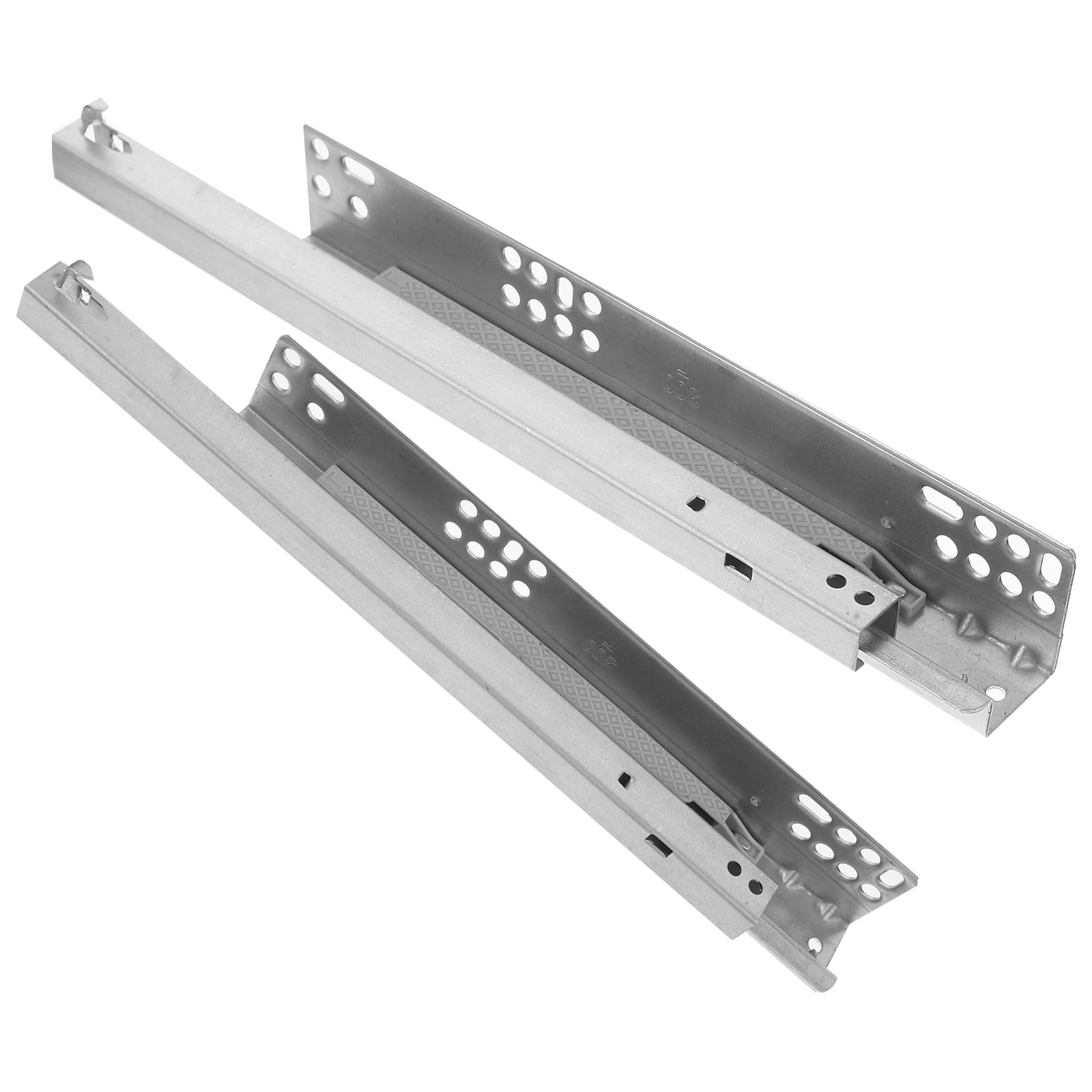 PBPBOX 2Pack Drawer Sliders Cold Rolled Steel Mute Damping for Cabinet ...