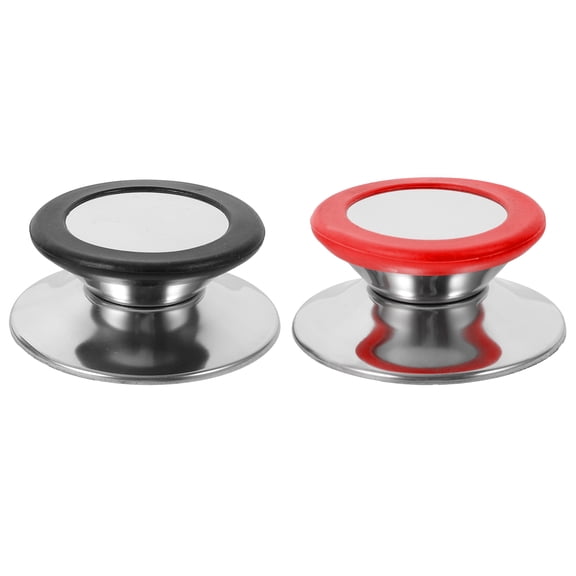 PBPBOX 2Pcs Sturdy Compact Pot Lid Handles Replaceable Lid Accessories for Cookware