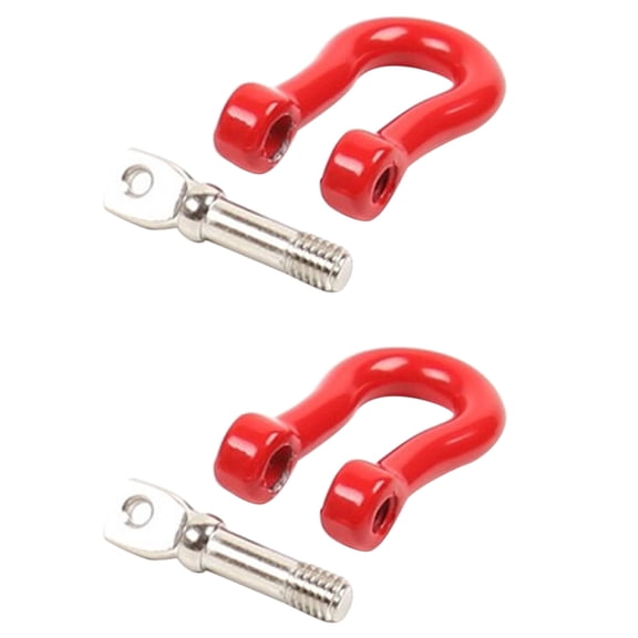 PBPBOX Durable Red Tow Hook Universal Ring for Car Stylish and Easy to Use