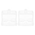 thumbnail image 1 of PBPBOX Single Layer Cotton Swab Box Transparent Acrylic 2Pcs, 1 of 6