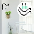 thumbnail image 1 of PBPBOX Vintage Iron Hanger for Home - Black Flower Pot and Planter Holder, 2Pcs, 1 of 8