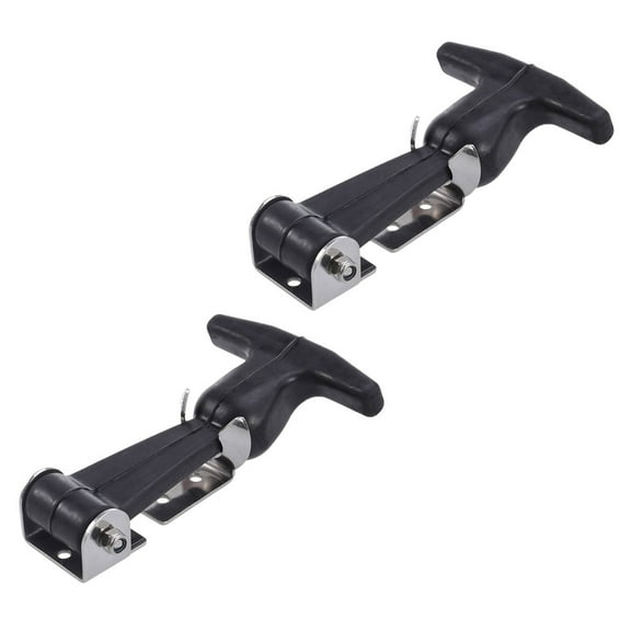 PBPBOX 2Pcs Heavy Duty Draw Latch for Tool Box Rubber Handle Hasp with Strong Elasticity