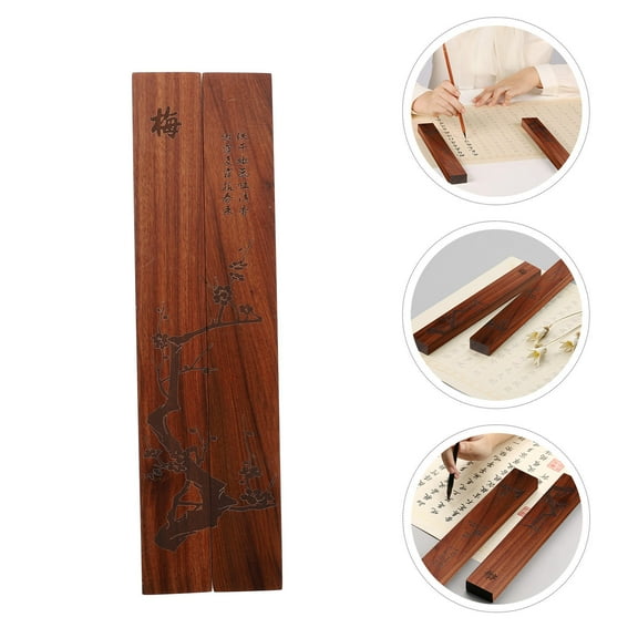 PBPBOX Paperweights for Desktop Multi Wood 2Pcs