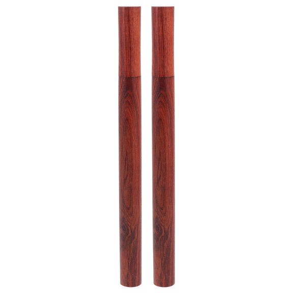 PBPBOX 2Pcs Brown Rosewood Incense Storage Tubes with Polished Smooth Edges for Home Use