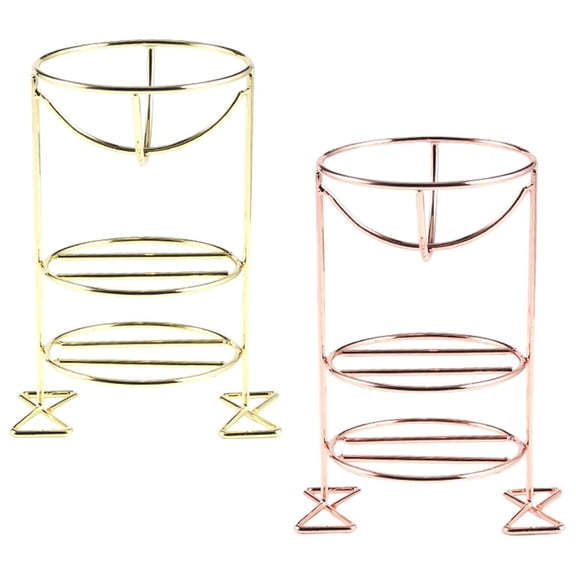 PBPBOX 2Pcs Makeup Sponge Holder Metal Rack Breathable Multi Layer Drying Stand for Beauty Eggs