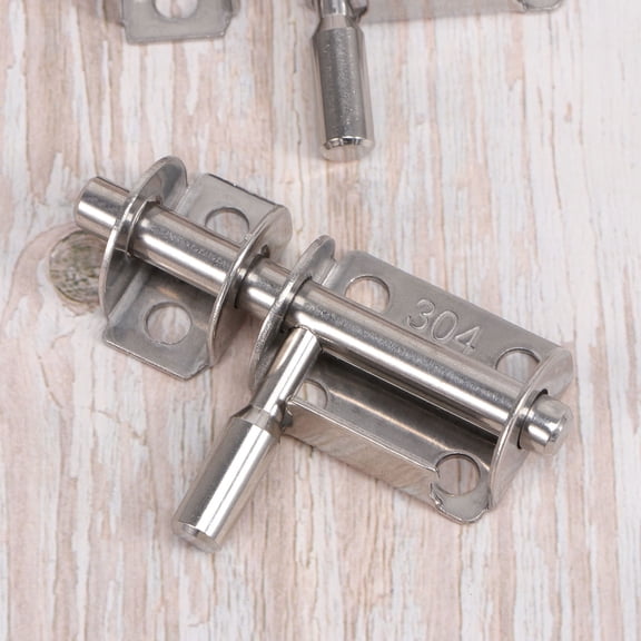 PBPBOX 2Pcs Silver Stainless Steel Safety Door Bolts for Window Use Rust Resistant