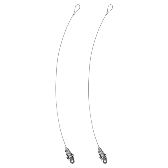 PBPBOX 2Pcs Durable Metal Board Hanger Hooks Space Saving Display Accessories
