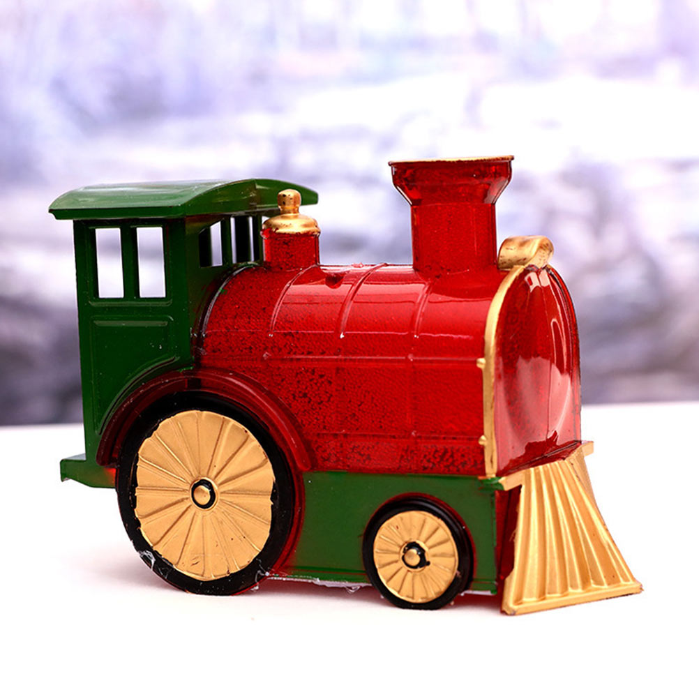 PBPBOX 2Pcs Decorative Mini Train Train Adornment Plastic Festive ...