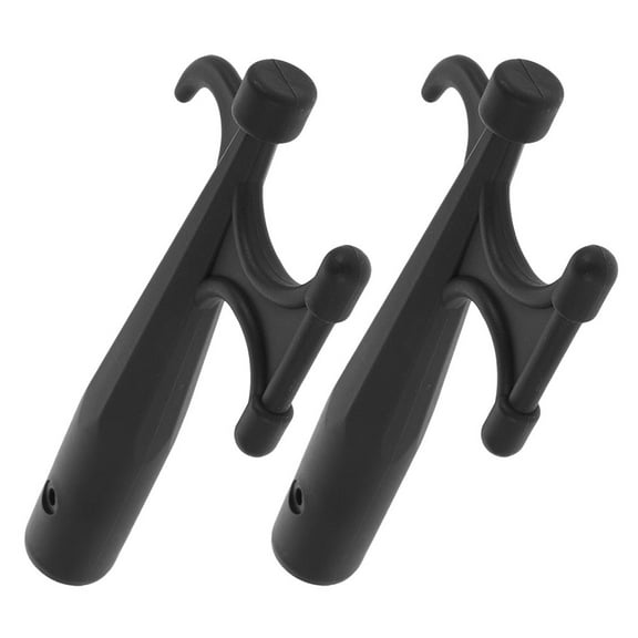 PBPBOX 2Pcs Black Nylon Boat Hook Replacement Head for Docking Lifeboat Fishing Kayak Accessories