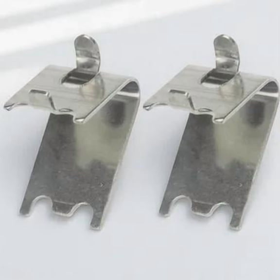 PBPBOX Adjustable Supports Clip 2Pcs 304 Stainless Steel Shelf Clips for Home Use
