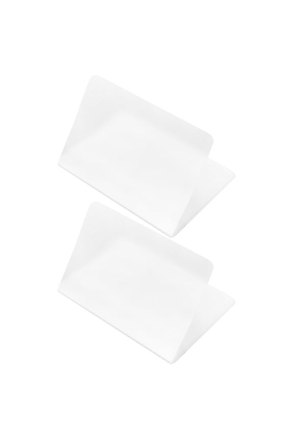 2Pcs Practical Plastic Portable Credit Card Holder Wallet Inserts Reusable