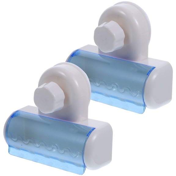 PBPBOX Suction Wall Holder Toothbrush Holder Plastic 2Pcs
