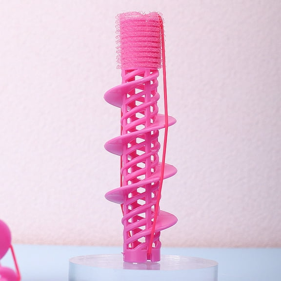 PBPBOX 2Pcs Plastic Perm Rods Hair Rollers for Hair Styling Pink Color