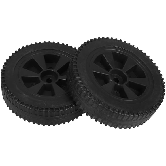 PBPBOX Grill Replacement Wheel, Easy Installation, Black Hdpe, 2Pcs