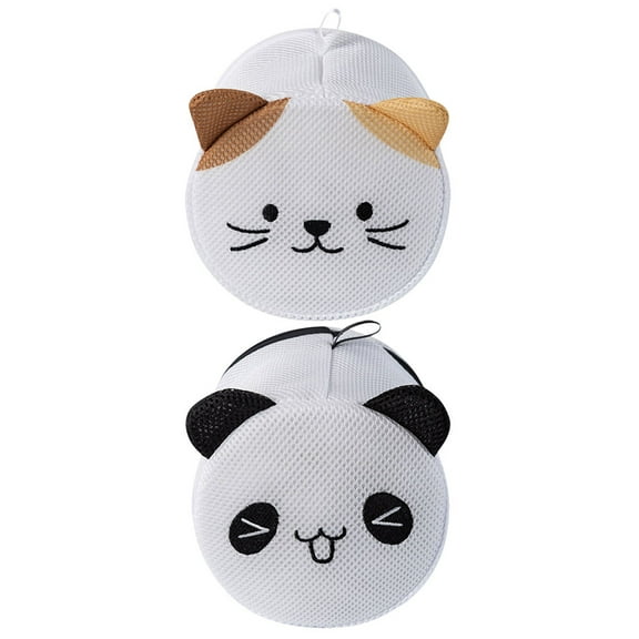 PBPBOX 2pcs Mesh Laundry Bags For Washing Lightweight Washing Bags For Underwear Socks Zippered Design For