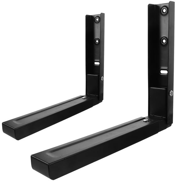 PBPBOX 2Pcs Microwave Wall Mount Bracket Stainless Steel Microwave Holder with Anti Rust and Wear Resistance