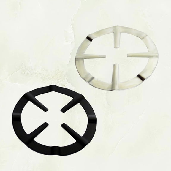 PBPBOX Cooktop Stand Pot Stove Stand Iron 2Pcs Black