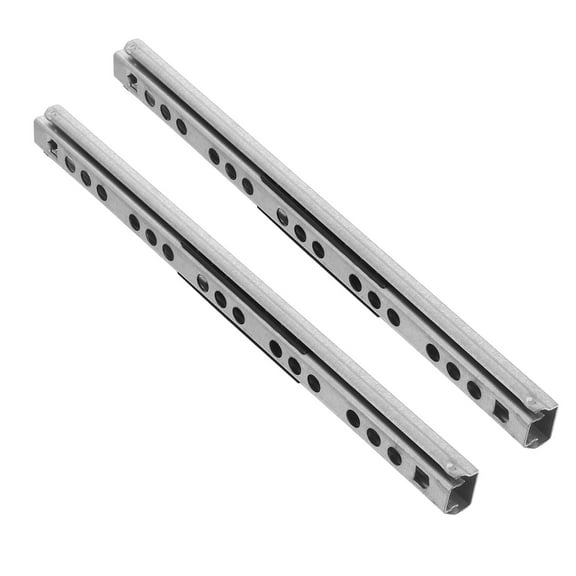 PBPBOX Narrow Design Drawer Slides Silver for Kitchen Trash Can 2Pcs