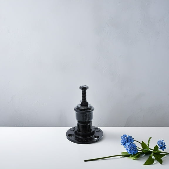 PBPBOX 2pcs Staircase Bracket Iron Black Mounting Support for Adults at Home