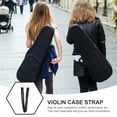 thumbnail image 1 of PBPBOX 2Pcs Adjustable Black Violin Storage Bag Straps with Thickened Padding and Strong Buckles, 1 of 5