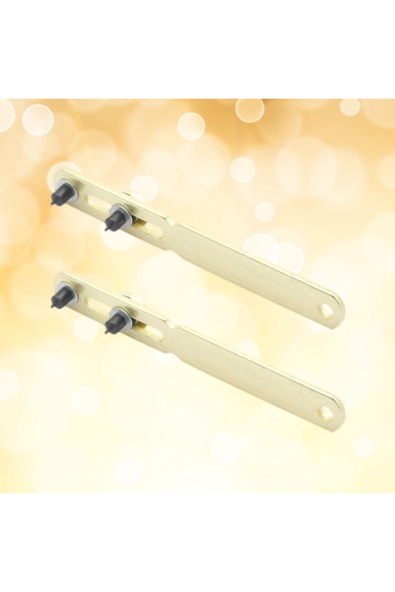 2Pcs Professional Golden Watch Case Cover Opener Tool with Two Claws for Repairs
