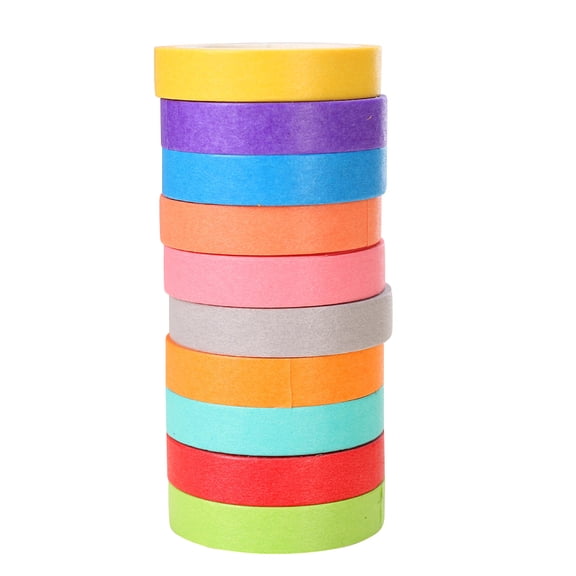 PBPBOX Journal Tape Washi Paper Tape Assorted Color 30 Pcs for Highlight Calendar Pages