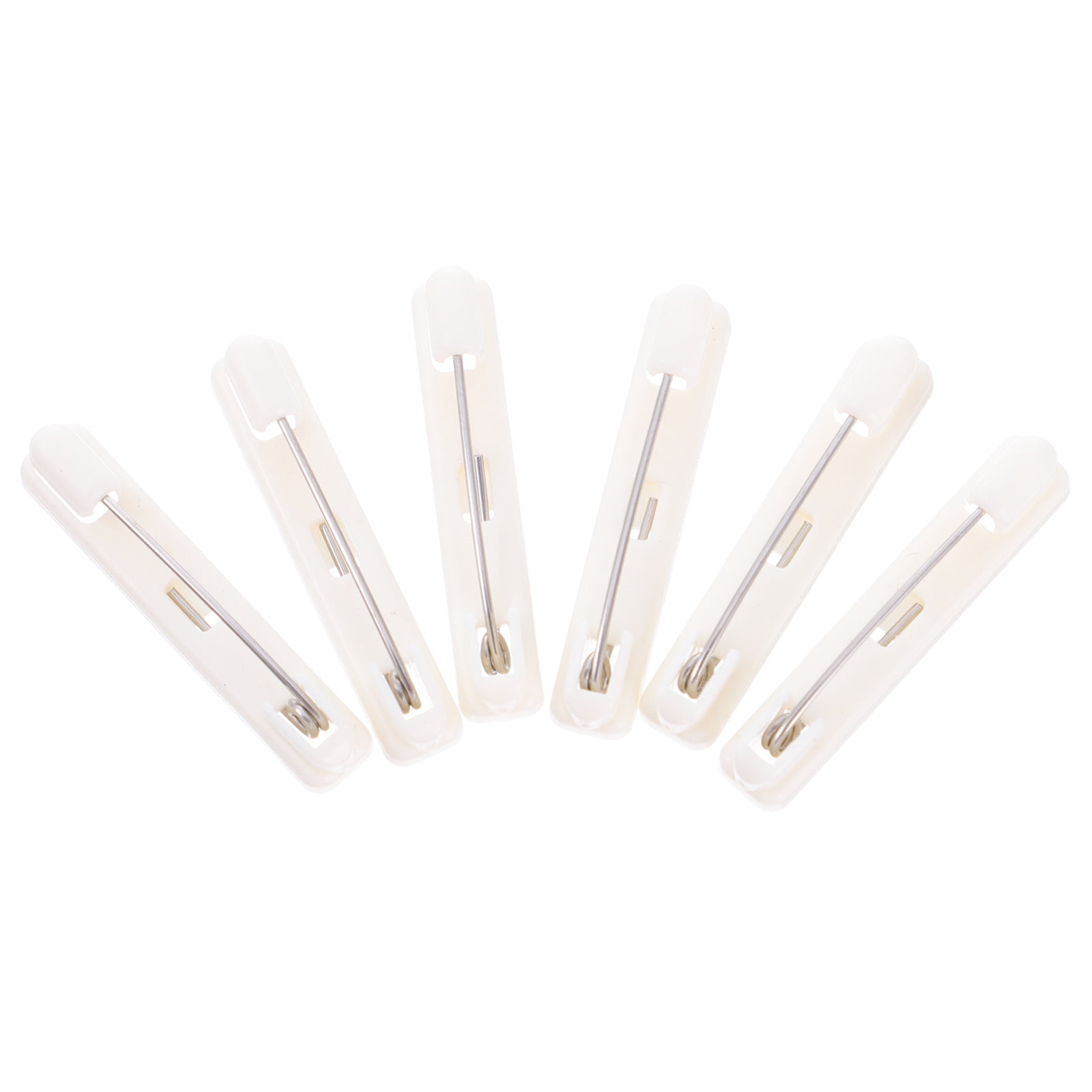 PBPBOX Pins 300 Pcs White Bar Brooch Pin Fastening - Walmart.com