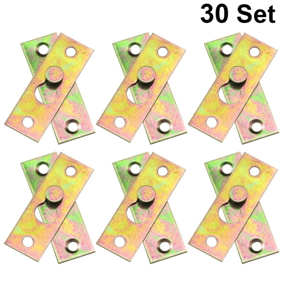 PBPBOX 30Pcs Multi Picture Fixing Brackets for Firm Frame Holding in Wall Hanging Use