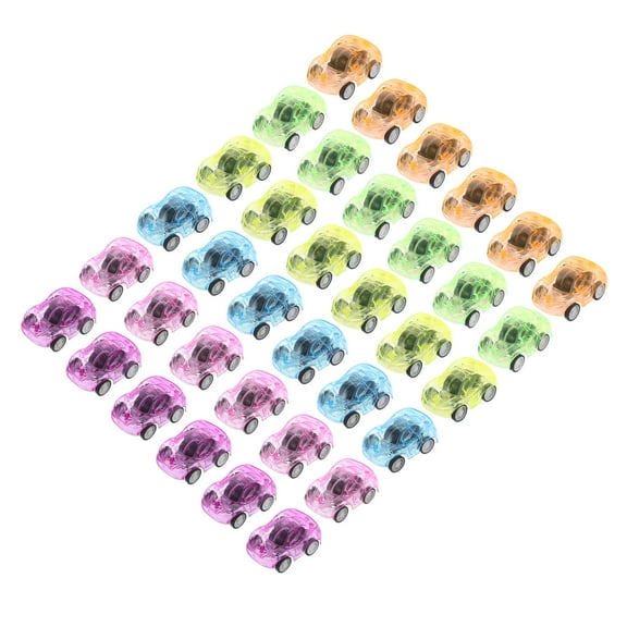 PBPBOX 36PCS Assorted Color Mini Race Cars Plastic Toy for Children's Playtime