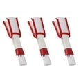 thumbnail image 1 of PBPBOX 3Pcs Lightweight Handheld Duster Red Multiuse Cleaning Brush for Car and Keyboard, 1 of 8