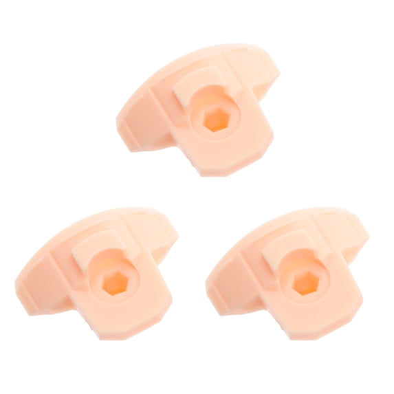 PBPBOX Craft Accessory for Simple Design Diy Face Supply in White Clay 3Pcs