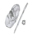 thumbnail image 1 of PBPBOX 3Pack Satin Sleep Bonnet Silver Hair Wrap Elastic Band Design Women Home Use Prevent Hair Knots, 1 of 5