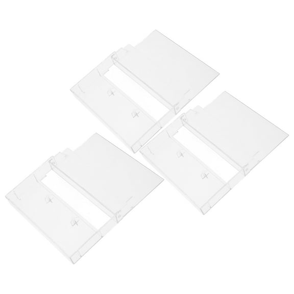PBPBOX Compact ABS Cassette Case, Scratch-Resistant and Portable, 3Pcs