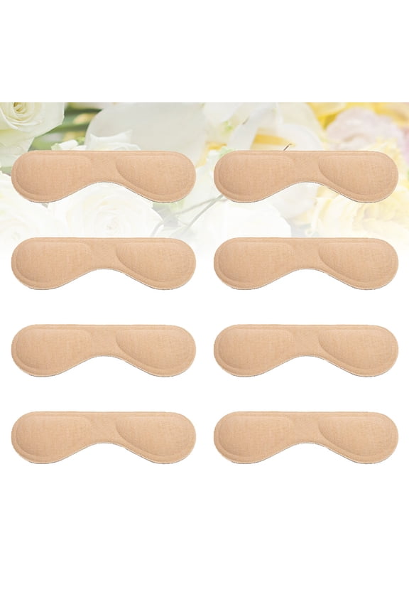 Heel Guards for Shoes Women Anti-Wear Heel Stickers Khaki 4 Pairs