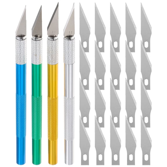 PBPBOX 4 Sets Carving Hobby Kit Precision Hobby Cutting Tool Aluminum
