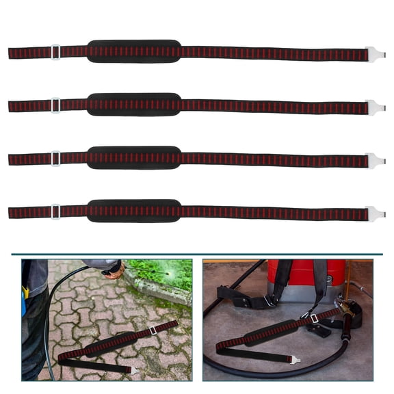 PBPBOX 2Sets Thickened Backpack Sprayer Straps Replacement Adjustable Comfortable Shoulder Straps with Hooks