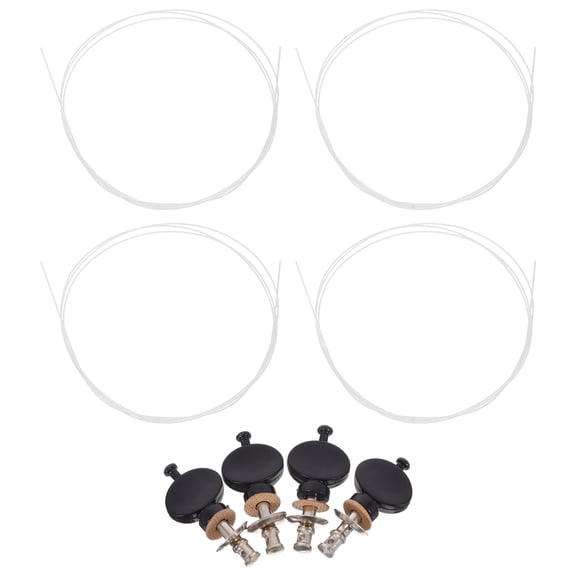 PBPBOX 4Pcs Ukulele Tuning Pegs Tuners with Gear Pegs for Professionals Efficient Tuning Musical Accessories